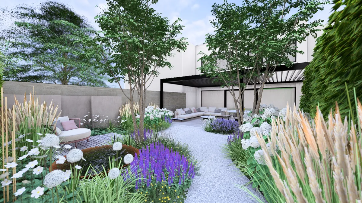 Posezení v trvalkách