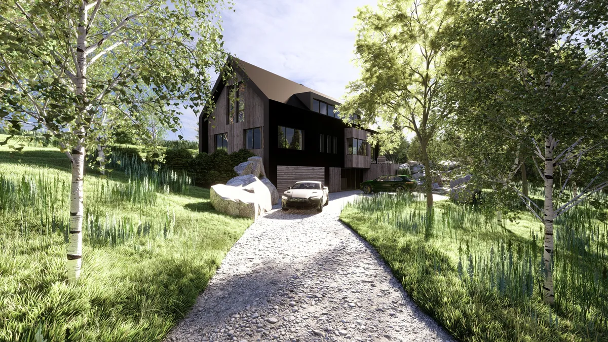 Prijezdova cesta zahrada v horach