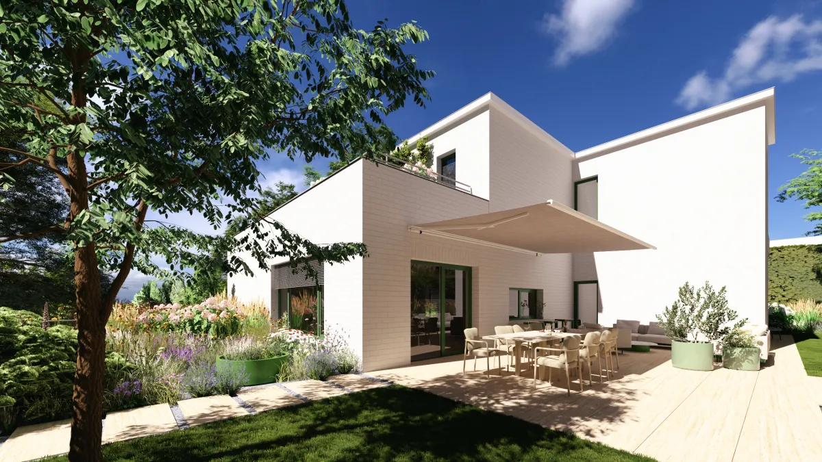 Vila s prostornou terasou